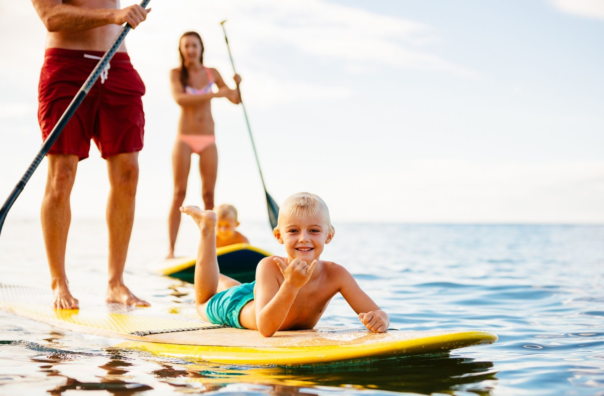 Children playing at the Flensburg Fjord beach