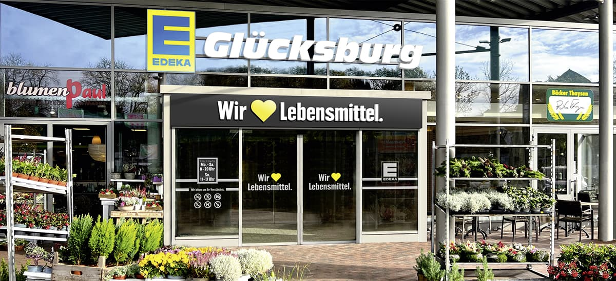 Supermärkte, Hofläden und Nahversorgung rund um Villa Boreal in Glücksburg an der Flensburger Förde